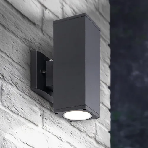 Vista 16 de ASD Lámpara de pared LED cuadrada de 1 luz para exteriores del anochecer al amanecer, 9 W, 1000 lúmenes, 3000 K-5000 K, 120 V, cilíndrica hacia