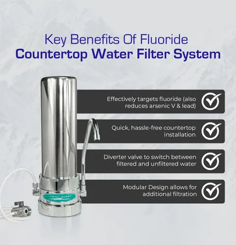 Vista 7 de Sistema de filtro de agua para encimera de flúor