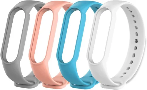 Vista 7 de Senter Banda de repuesto de correa de reloj de silicona suave para Xiaomi Mi Band 5 y Mi Band 6 Smart Watch