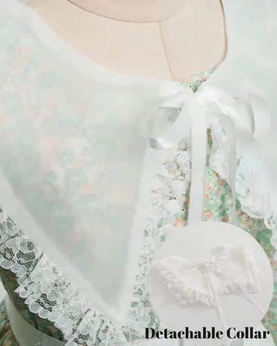 Vista 103 de Nuoqi - Vestidos de pionera para niñas, disfraz colonial