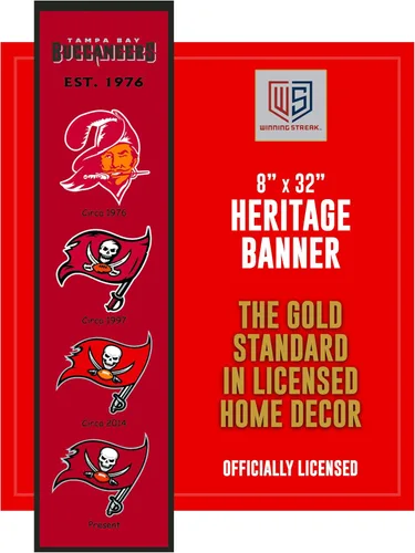 Vista 57 de Pendón hereditario de 8 x 32 pulgadas de Winning Streak , talla única Arizona Cardinals