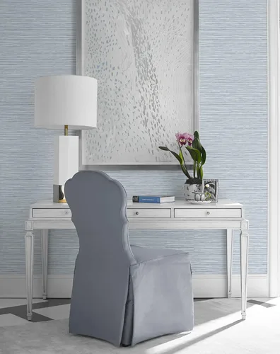 Vista 5 de Lillian August Luxe Haven - Papel tapiz de sisal sintético (brisa marina)