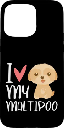 Vista 28 de iPhone 16 Maltipoo Dog Lover Hybrid Multipoo Breeder Heart Fur Parent Case