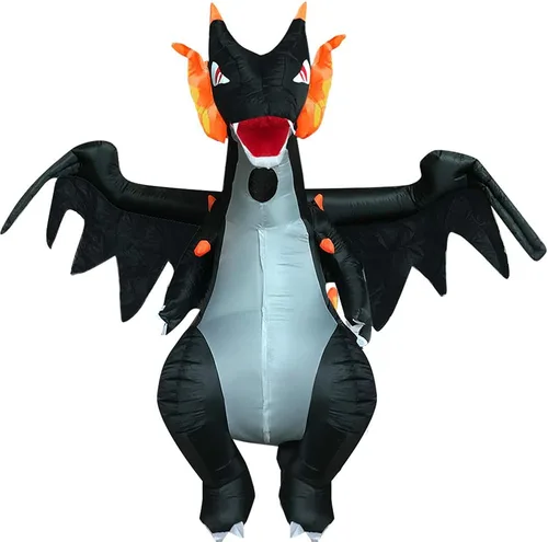 Vista 4 de XUANNIAO Disfraz inflable de animal para Halloween, cosplay, vestido de fiesta de cosplay, disfraz de lujo para adultos