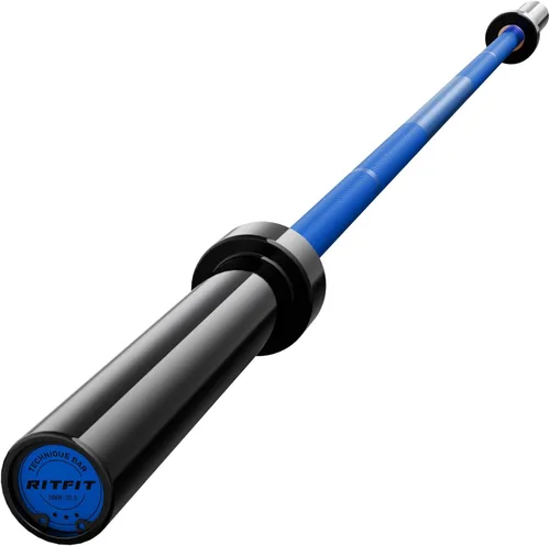 Vista 20 de RITFIT Olympic Barbell 4ft/6ft - 2 Inch Weight Bar for Strength Training, Weightlifting, Squat, Deadlift, Bench Press, Curl, Overhead Press