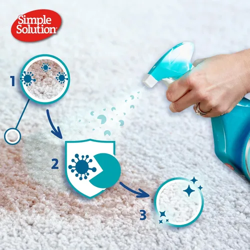 Vista 3 de Simple Solution quitamanchas y olores para perros, Rainforest Fresh, 25.4 fl oz