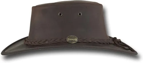 Vista 2 de Barmah Hats Sombrero plegable de piel Bronco - Artículo 1060