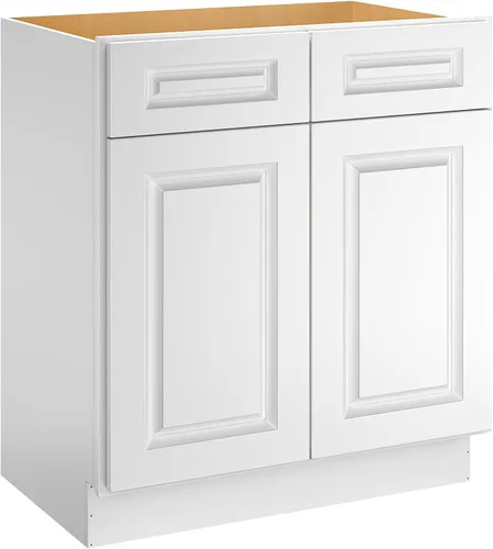 Vista 14 de LOVMOR Vanidad de baño de 24 pulgadas, gabinete base de cocina, unidad de almacenamiento de fregadero individual, armario de almacenamiento