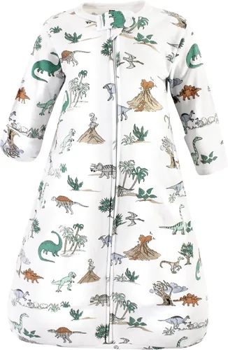 Vista 3 de Hudson Baby Saco de dormir unisex de algodón con manga larga para bebé, saco, manta