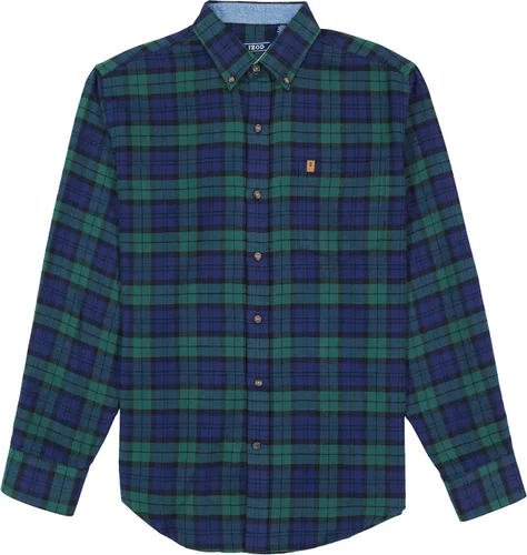 Vista 4 de IZOD Camisa elástica de manga larga de franela Advantage Performance para hombre