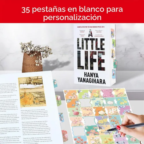 Vista 6 de 105 PIEZAS Etiqueta de Calendario Mensual Laminada - 48 Meses, 22 Temas, 35 en Blanco, 80 Pegatinas de Planificación con Guía de Alineación