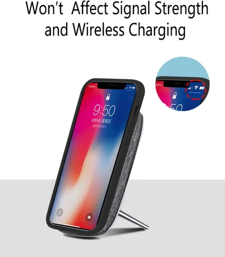 Vista 6 de Funda de silicona líquida para iPhone 12/12 Pro de 6.1 pulgadas, color negro [Absorción de golpes] [Protección de borde elevado]