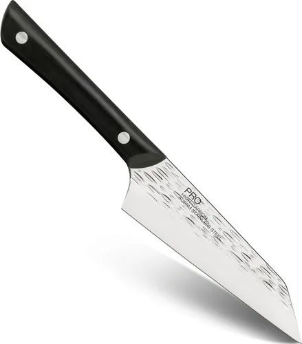 Vista 14 de Cuchillo de filete flexible Kai PRO de 6 pulgadas, cuchillo de filete afilado a mano, hoja de acero inoxidable alemán DIN1.4116, mango POM de espiga