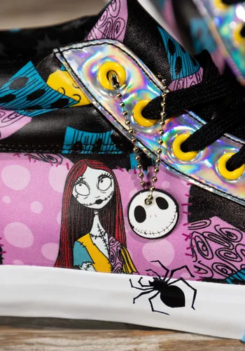 Vista 2 de Zapatos Altos para Mujer Sally de Pesadilla antes de Navidad Multicolor