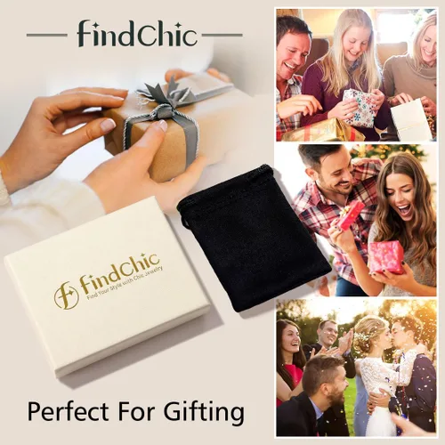Vista 8 de FindChic Collares personalizados con urna para cenizas, barra vertical, gato, luna, reloj de arena, garra de perro, acero inoxidable, chapado en oro
