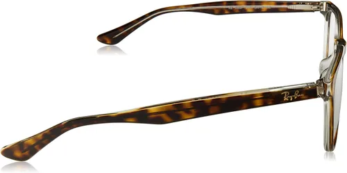 Vista 3 de Ray-Ban RX5369f - Marco de lentes recetados cuadrados de ajuste de puente bajo