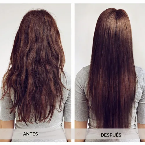 Vista 6 de Cepillo de cerdas de jabalí de doble cara y peine alisador de cabello para alisar y peinar blanco (#01 White)