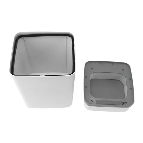 Vista 6 de Bote de basura con sensor inteligente, sensor de movimiento automático con carga USB, para dormitorio, baño, cocina, oficina