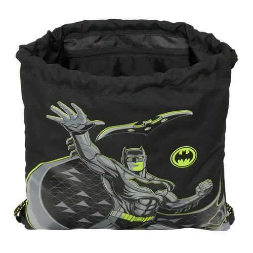 Vista 5 de Bolsa Mochila con Cuerdas Batman Game over Negro 35 x 40 x 1 cm