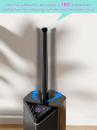 Vista 3 de Humidificadores de 5 galones para dormitorio, habitación grande, 2800 pies cuadrados, humidificadores silenciosos de 19 litros para habitación