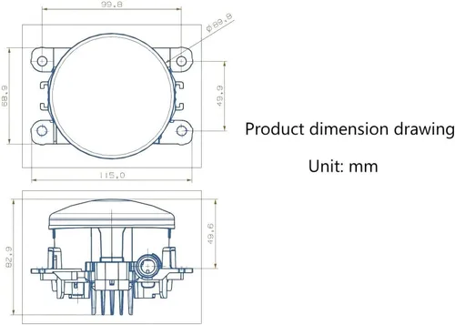 Vista 6 de Nueva generación de luces antiniebla Retrofit y mejora para automóviles.
