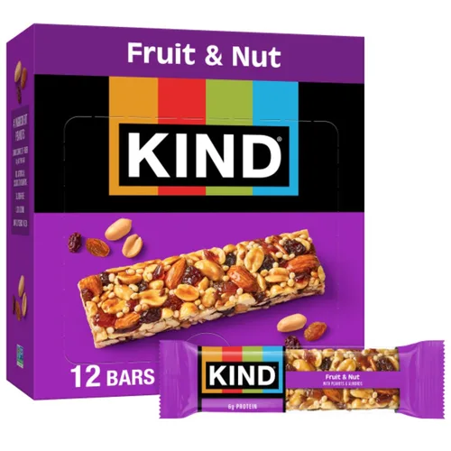 Vista 12 de KIND - Barras de nueces, almendras y coco, barras de aperitivos saludables, libres de gluten, bajas en sodio, 0.11 onzas de proteína, 12