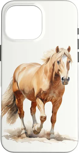 Vista 19 de Funda para iPhone 16 con diseño de caballo Palomino