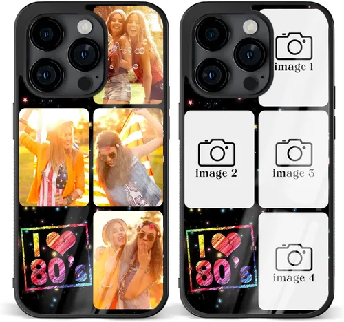 Vista 33 de Fundas de teléfono personalizadas Red Love You Imágenes empalmadas para iPhone 5 6 7 8 11 12 13 14 15 16 Pro Max Plus Mini X para Samsung S21 S22