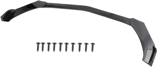 Vista 9 de cciyu 3 unids Universal Front Lip Splitter Parachoques Alerón Ajustable Labio ABS Ajuste para la mayoría de los coches