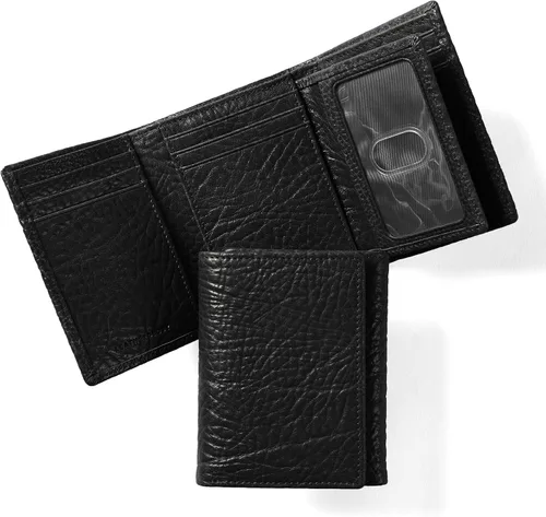 Vista 14 de Leatherology Trifold con cartera para tarjetas Negro Onyx