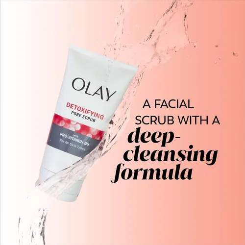 Vista 5 de Olay Limpiador Facial Regenerist Advanced Anti-Aging Pore Scrub Cleanser (5.0 Oz) y Crema Hidratante Facial Micro-Sculpting (1.7 Oz) Paquete Dúo