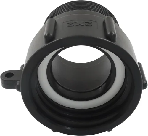 Vista 5 de Hordion IBC - Adaptador de accesorios de mano, contrafuerte hembra de 2 pulgadas a NPT macho de 2 pulgadas