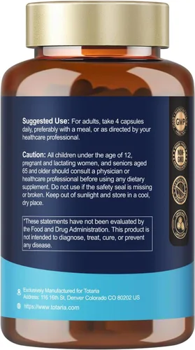 Vista 7 de Totaria Glucosamina liposomal condroitina MSM colágeno 3000 mg Suplemento de apoyo articular apoyo a la salud ósea flexibilidad y mantenimiento