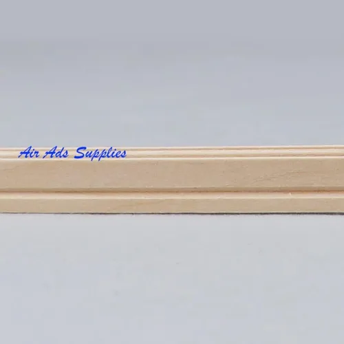 Vista 6 de 1:12 Escala casa de muñecas en miniatura acabado de madera Moldura de madera L11.8; W0.5/lote 10 piezas