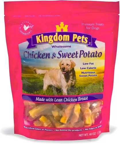 Vista 7 de Golosinas de Pollo Deshidratado para Perros con Solo 3 Ingredientes y Sin Rellenos, Bolsa de 3 Libras