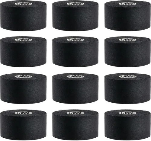 Vista 5 de Cannon Sports Cinta atlética de alta calidad, 1.5 pulgadas x 45 pies por rollo, fácil de rasgar, sin residuos pegajosos, muy fuerte, hipoalergénica
