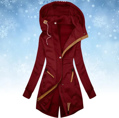 Vista 2 de Sudaderas de manga larga con cremallera completa para mujer, sudaderas casuales activas, sudaderas con capucha 2023
