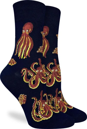 Vista 14 de Good Luck Sock Women's Fish and Ocean Animal Socks, Adult