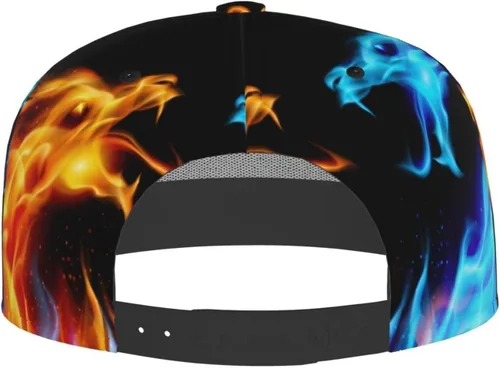Vista 7 de Supdreamc Gorra de béisbol unisex para adultos, gorra de camionero con cierre de presión