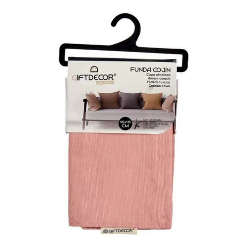 Vista 4 de Funda de cojín Gift Decor Rosa 45 x 0,5 x 45 cm 60 x 0,5 x 60 cm
