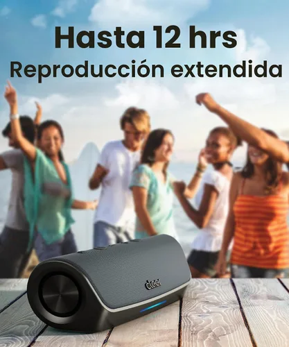 Vista 5 de Cleer Scene - Altavoz Bluetooth inalámbrico, color gris