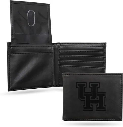 Vista 22 de NCAA Rico Industries Cartera Billetera con Grabado Láser Cartera Billetera con Grabado Láser - Diseño Delgado - Gran Regalo