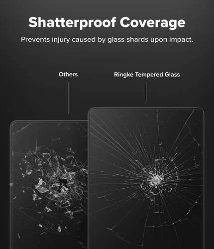 Vista 8 de Ringke Protector de pantalla de vidrio templado compatible con iPad Mini 6 (6ª generación) y protector de pantalla para iPad Mini A17 Pro, vidrio