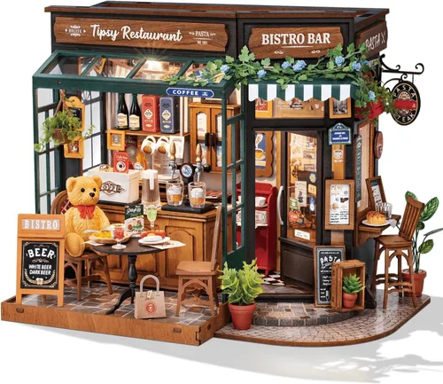 Vista 10 de Rowood Kit de Casa en Miniatura, Kits de Casa de Muñecas en Miniatura de Invernadero DIY para Adultos, Miniaturas de Mayberry Street, Artesanías