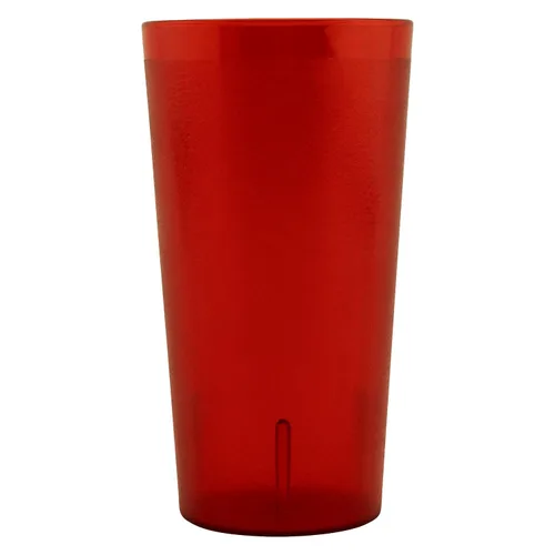 Vista 2 de G.E.T. 6632-RC - Vasos de plástico resistente para restaurantes, 32 onzas, Coca-Cola transparente (paquete de 72)