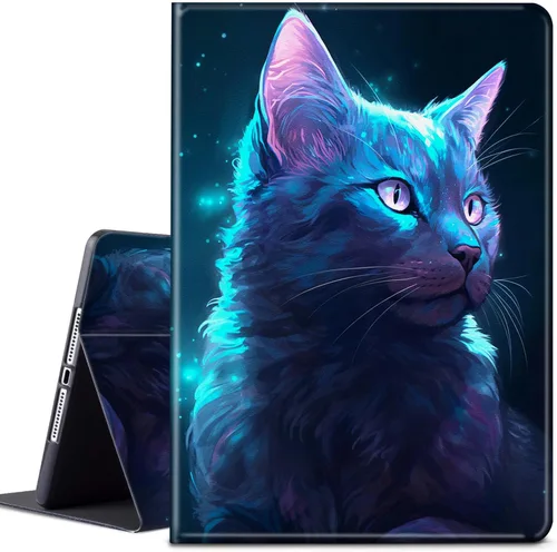 Vista 33 de Funda para tablet Kindle Fire 7 2019/2017 lanzamiento 9ª/7ª generación 7 pulgadas, ligera, protectora de piel sintética, cubierta inteligente