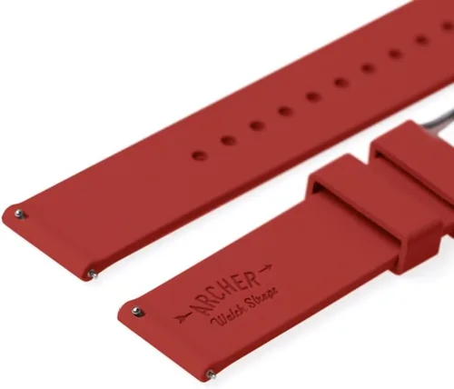 Vista 6 de Archer Watch Straps - Correas de reloj de liberación rápida de silicona suave