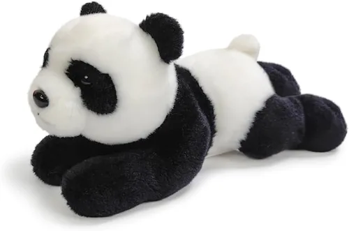 Vista 11 de Animal de peluche realista de 8 pulgadas para niños, con postura acostada, peluche para niños y niñas, adultos, cumpleaños, abrazo, enseñanza