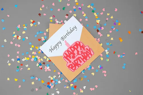 Vista 5 de Troqueles de corte para tarta de cumpleaños para hacer tarjetas y decoraciones de álbumes de fotos, palabras de bendición de feliz cumpleaños