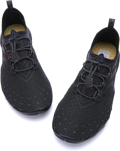 Vista 6 de Leyang Zapatos acuáticos para mujer y hombre, de secado rápido, calcetines acuáticos para natación, playa, surf, buceo, piscina, yoga, aeróbicos